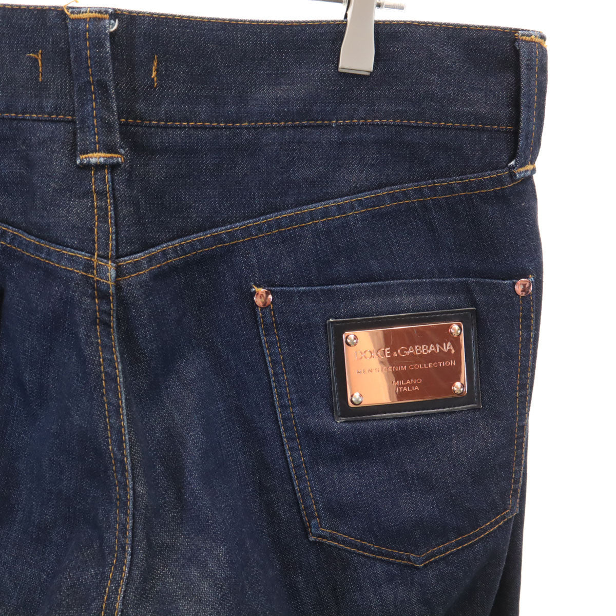 DOLCE&GABBANA 14 Classic Straight Indigo Jeans Size XL