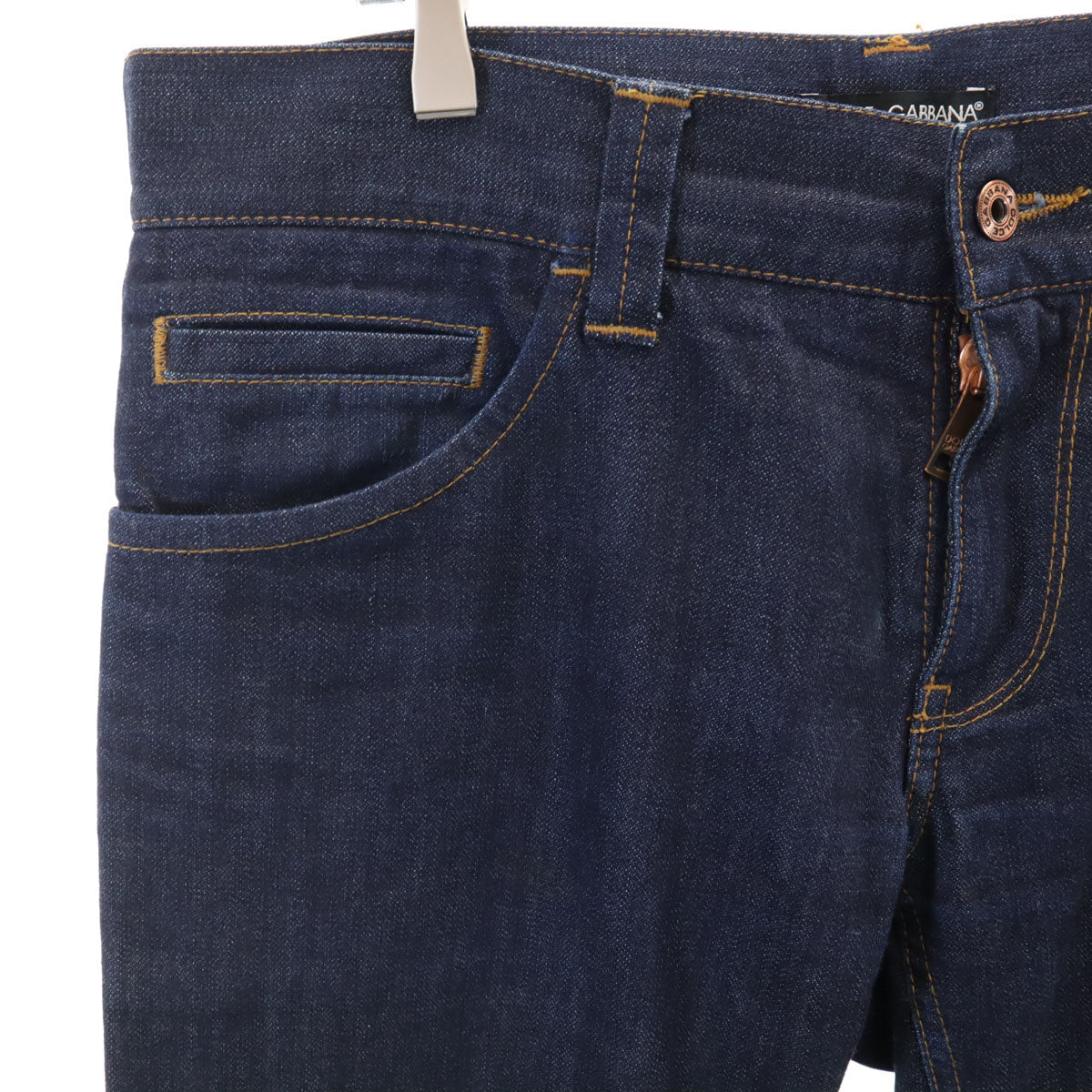 DOLCE&GABBANA 14 Classic Straight Indigo Jeans Size XL