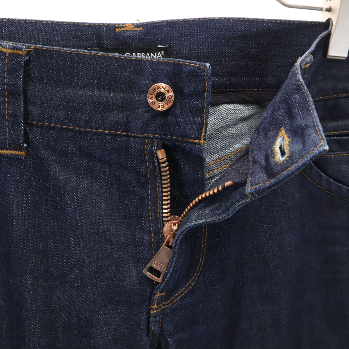 DOLCE&GABBANA 14 Classic Straight Indigo Jeans Size XL