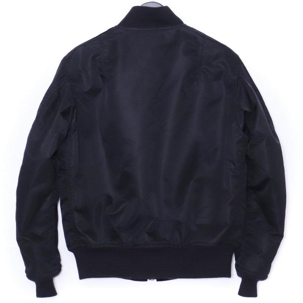 THE REAL MCCOY'S MA-1 Military Bomber Jacket Black Size S
