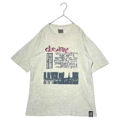 UNDERCOVER 90s Hand Printed Riot Police T-Shirt Gray Size L