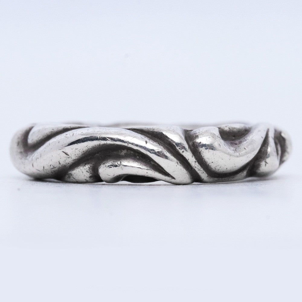 CHROME HEARTS Scroll Band Ring Silver Size ONE SIZE