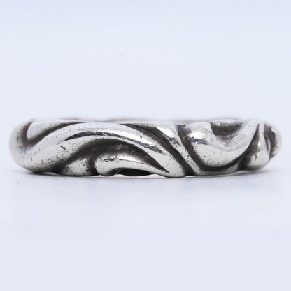 CHROME HEARTS Scroll Band Ring Silver Size ONE SIZE