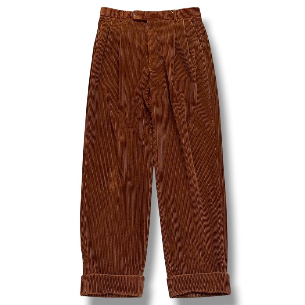 GUCCI 21SS Corduroy Wide Tapered Pants Brown Size 48