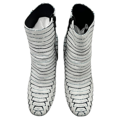 MM6 Maison Margiela 90mm Ankle Boots White Size 38