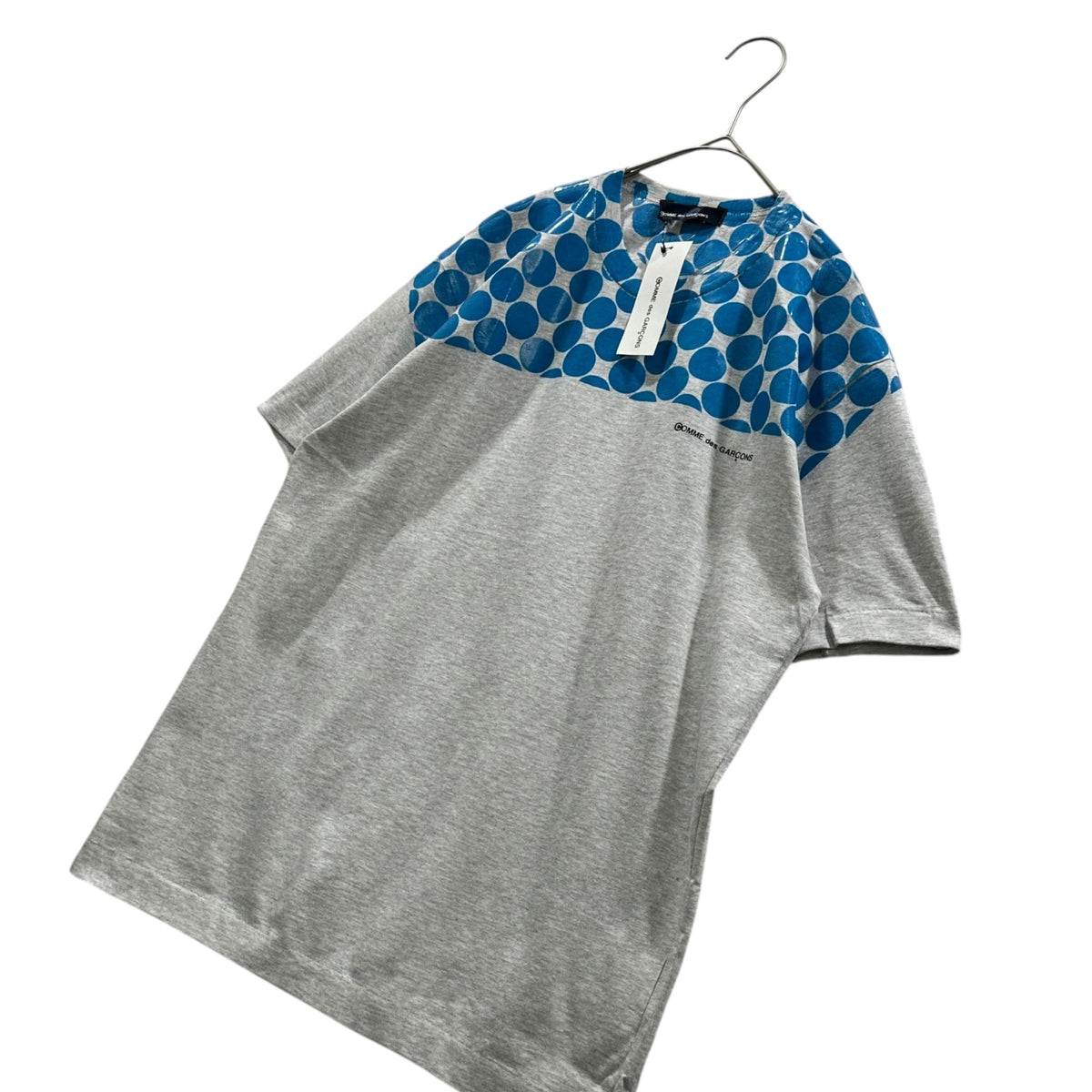COMME des GARCONS 99AW Polka Dot Navy Blue T-Shirt