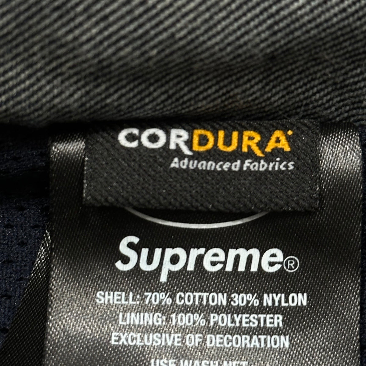 SUPREME 25SS Vanson Cordura Cotton Pants Blue Size 30
