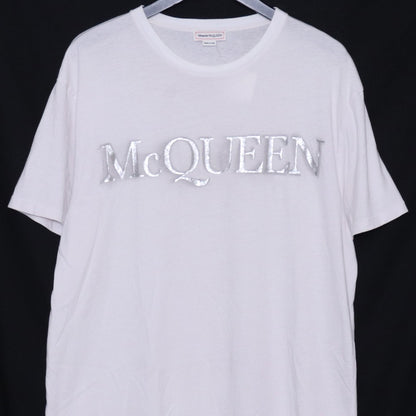 Alexander McQueen Big Logo T-Shirt White Size M