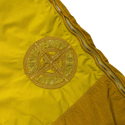 STONE ISLAND 24AW Brushed Nylon Loose Pants Yellow Size W31