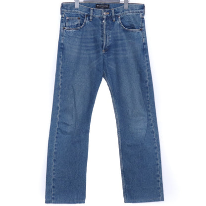 BALENCIAGA 17AW Button-Fly Denim Jeans Blue Size 31