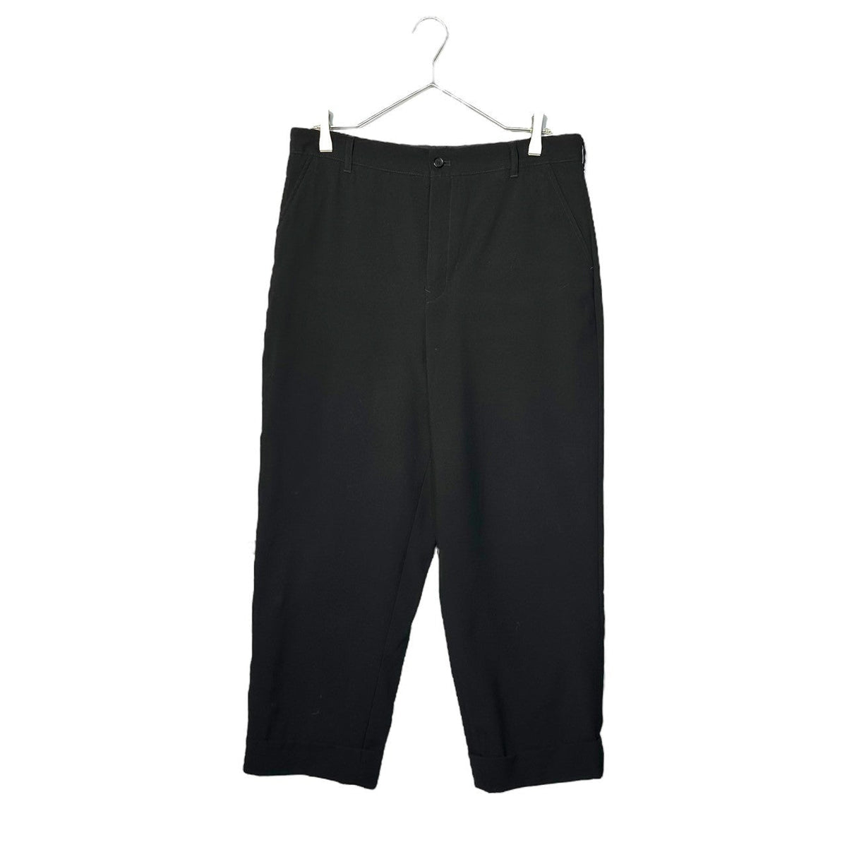 REGULATION Yohji Yamamoto 24SS Lace-Up Slacks Black Size 3