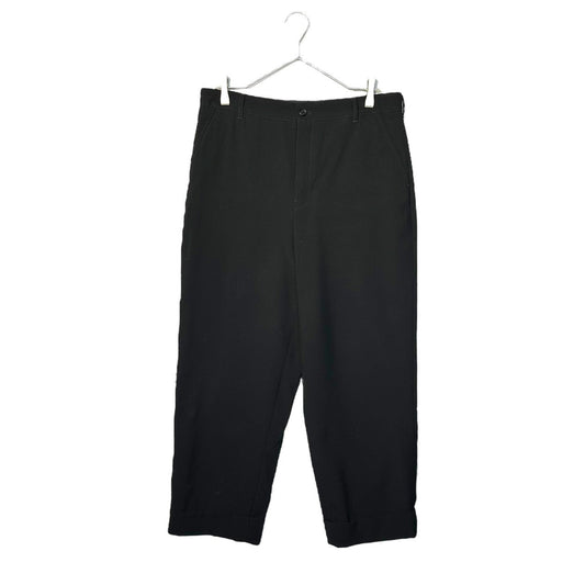 REGULATION Yohji Yamamoto 24SS Lace-Up Slacks Black Size 3