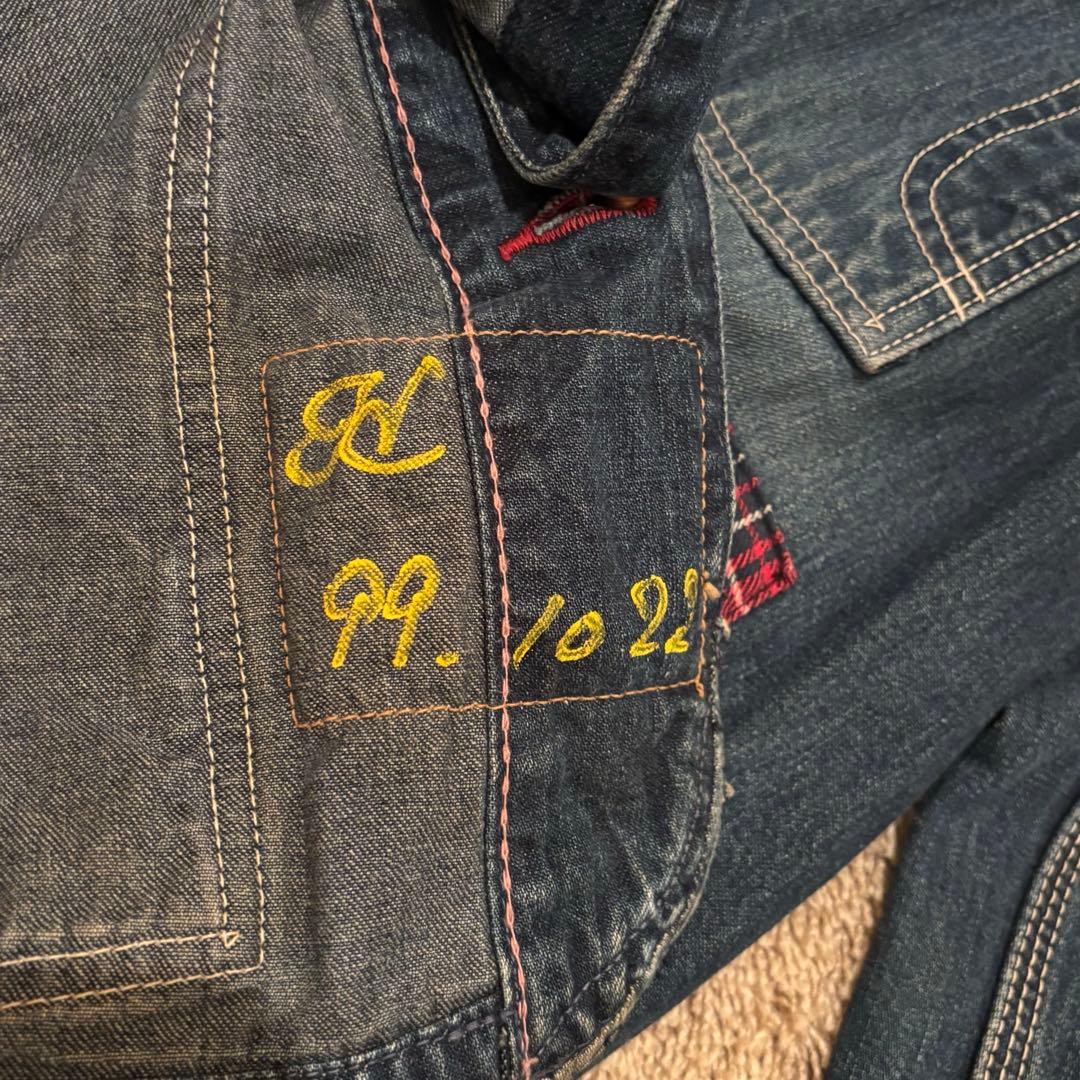 Vintage Kapital Outwear - KAPITAL Vintage Denim Jacket Indigo Size S - Authentic Archive