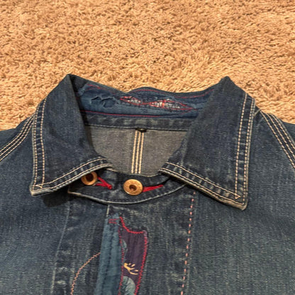 Vintage Kapital Outwear - KAPITAL Vintage Denim Jacket Indigo Size S - Authentic Archive