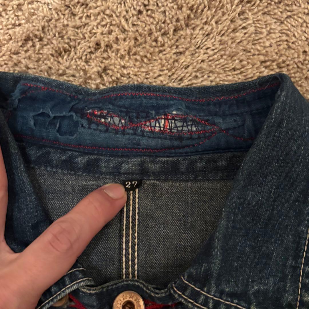Vintage Kapital Outwear - KAPITAL Vintage Denim Jacket Indigo Size S - Authentic Archive