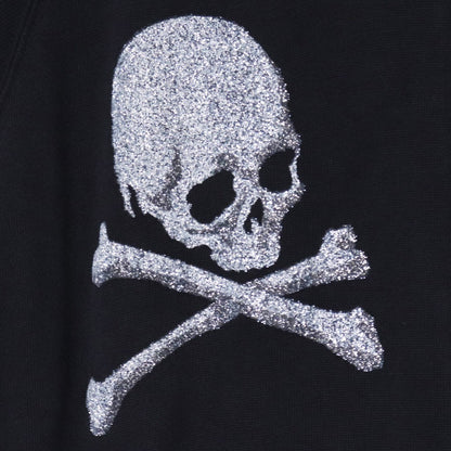 MASTERMIND Glass Beads Zip-Up Hoodie Black Size L