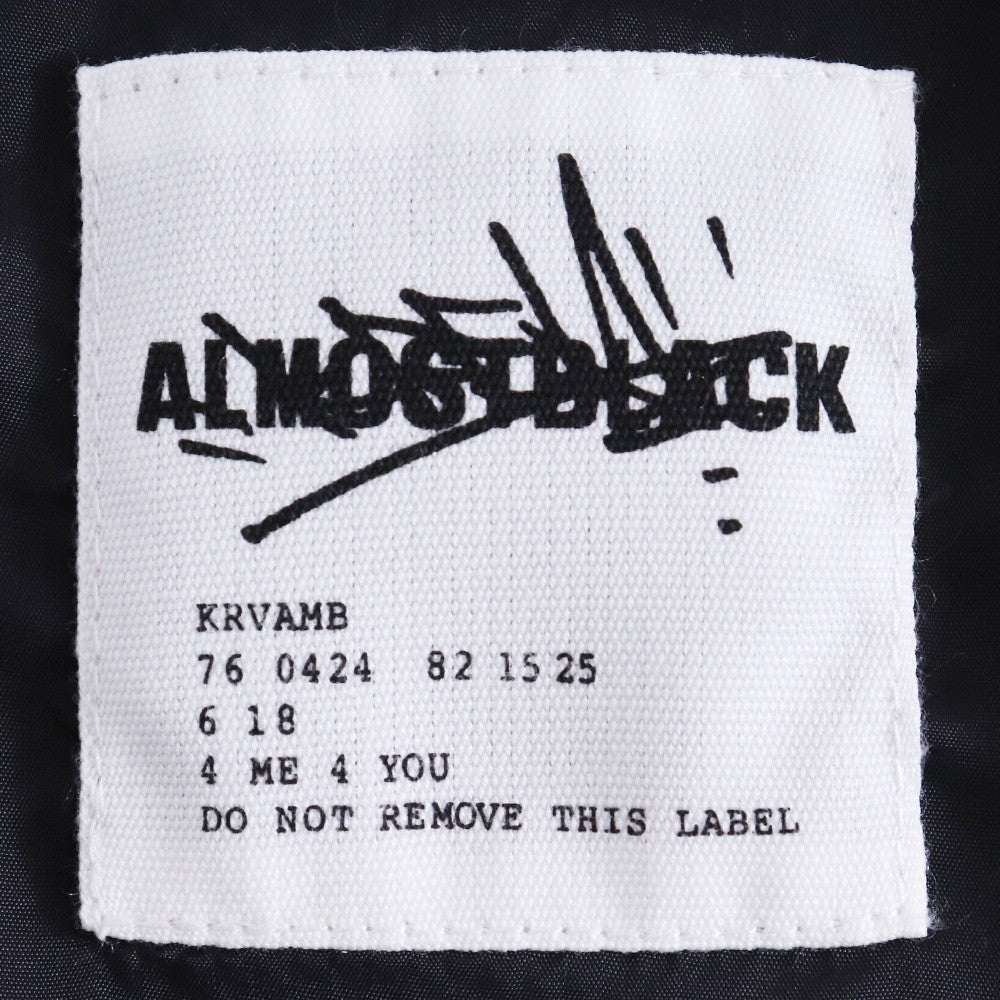ALMOSTBLACK Woven Wide 2 Tuck 6 Brooch Shorts Black Size 1
