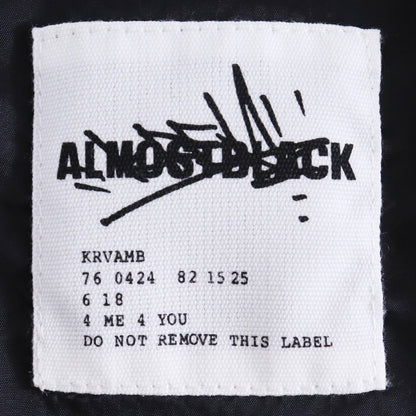 ALMOSTBLACK Woven Wide 2 Tuck 6 Brooch Shorts Black Size 1