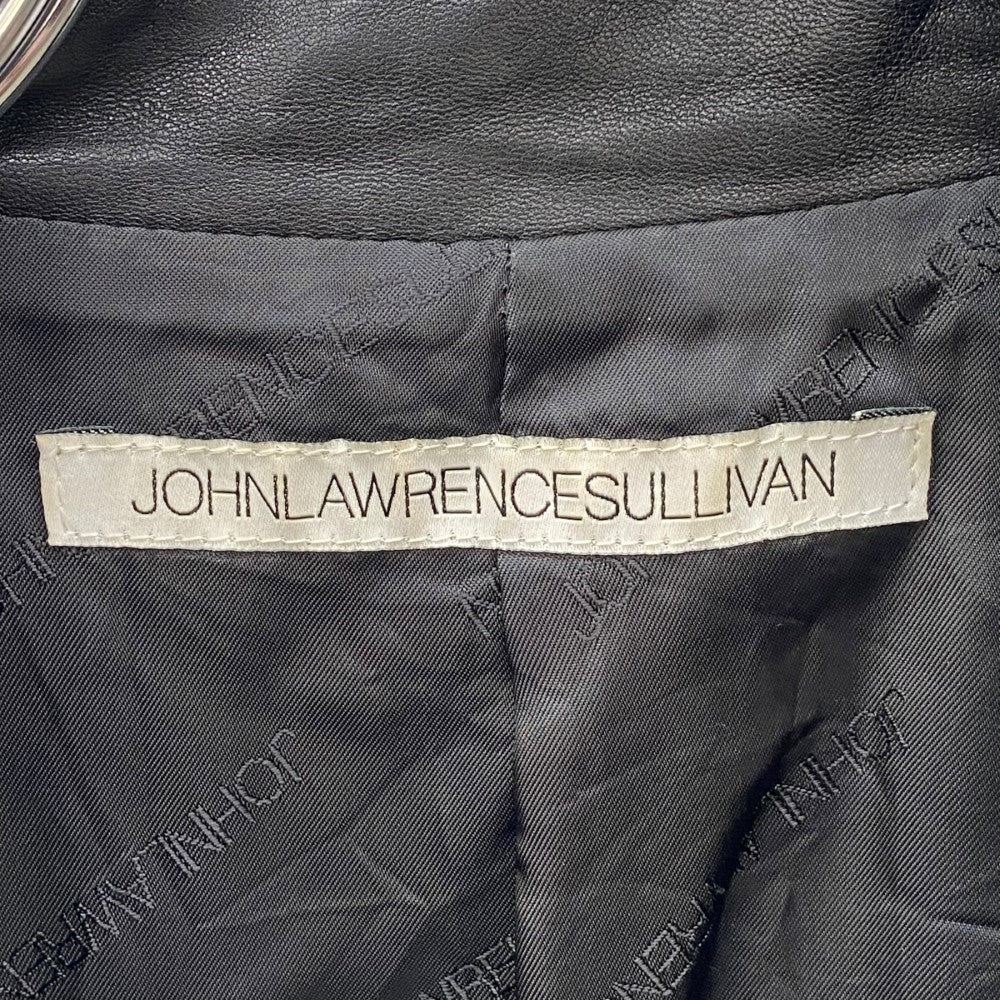 JOHN LAWRENCE SULLIVAN Sheepskin Double Jacket Black Size 38