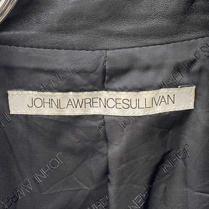 JOHN LAWRENCE SULLIVAN Sheepskin Double Jacket Black Size 38
