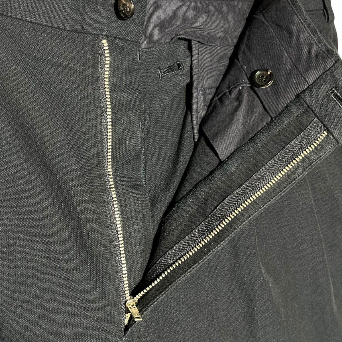 COMME des GARCONS HOMME 99AW Two-tuck Cotton Trousers Size L
