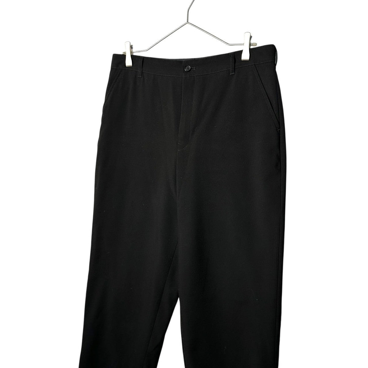 REGULATION Yohji Yamamoto 24SS Lace-Up Slacks Black Size 3