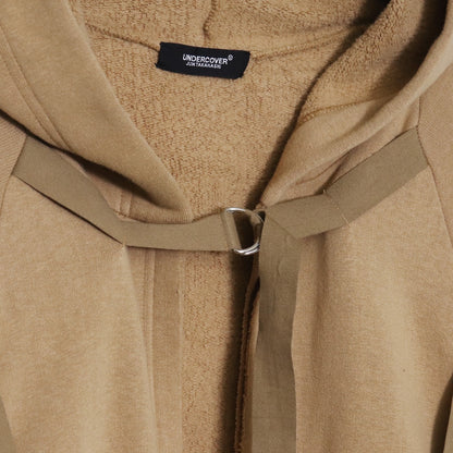 UNDERCOVER 19SS Big Tape D.Hermits Hoodie Beige Size 2