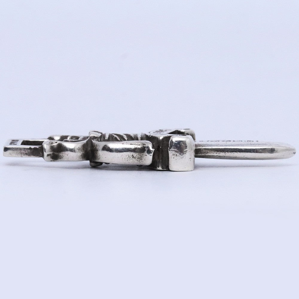 CHROME HEARTS Dagger Pendant Necklace Silver Size #10