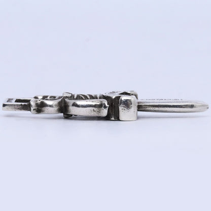CHROME HEARTS Dagger Pendant Necklace Silver Size #10