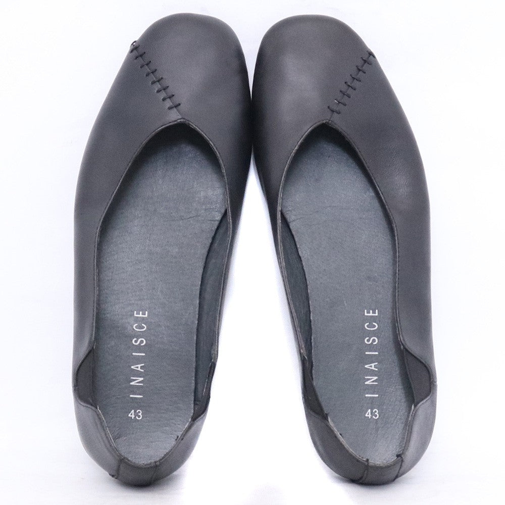 INAISCE Windwalker Leather Slip-Ons Black Size EU 43