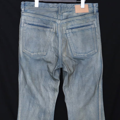 Denim Flare Boro 25SS Triple Seams 6P Denim Blue Size 2