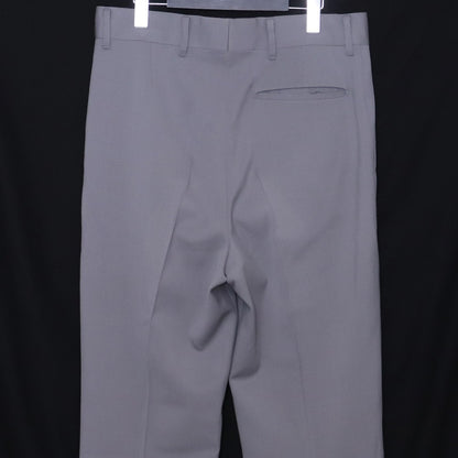 THE ROW 2-Pleat Tapered Wool Slacks Gray Size US32