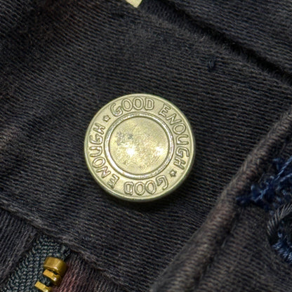 FINESSE 90s Back Pocket Line Chino Work Pants Navy Size 34