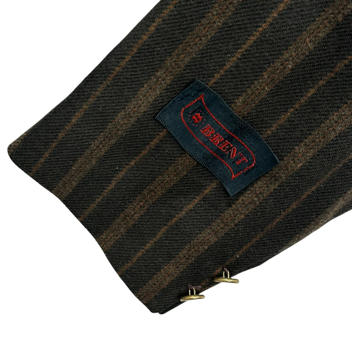 BRENT 50s-60s Double-breasted Striped Jacket Multi Size 42L