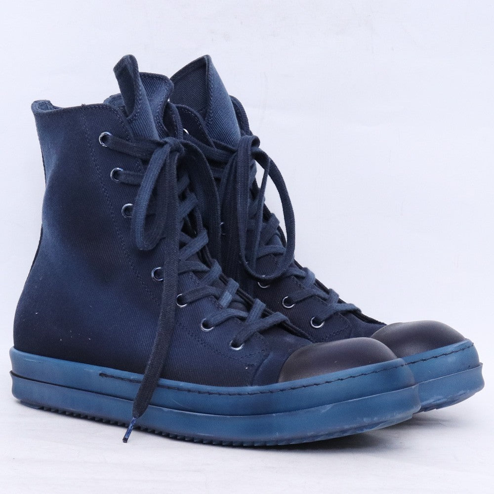 RICK OWENS DRKSHDW Denim Indigo Sneakers Blue Size EU 40