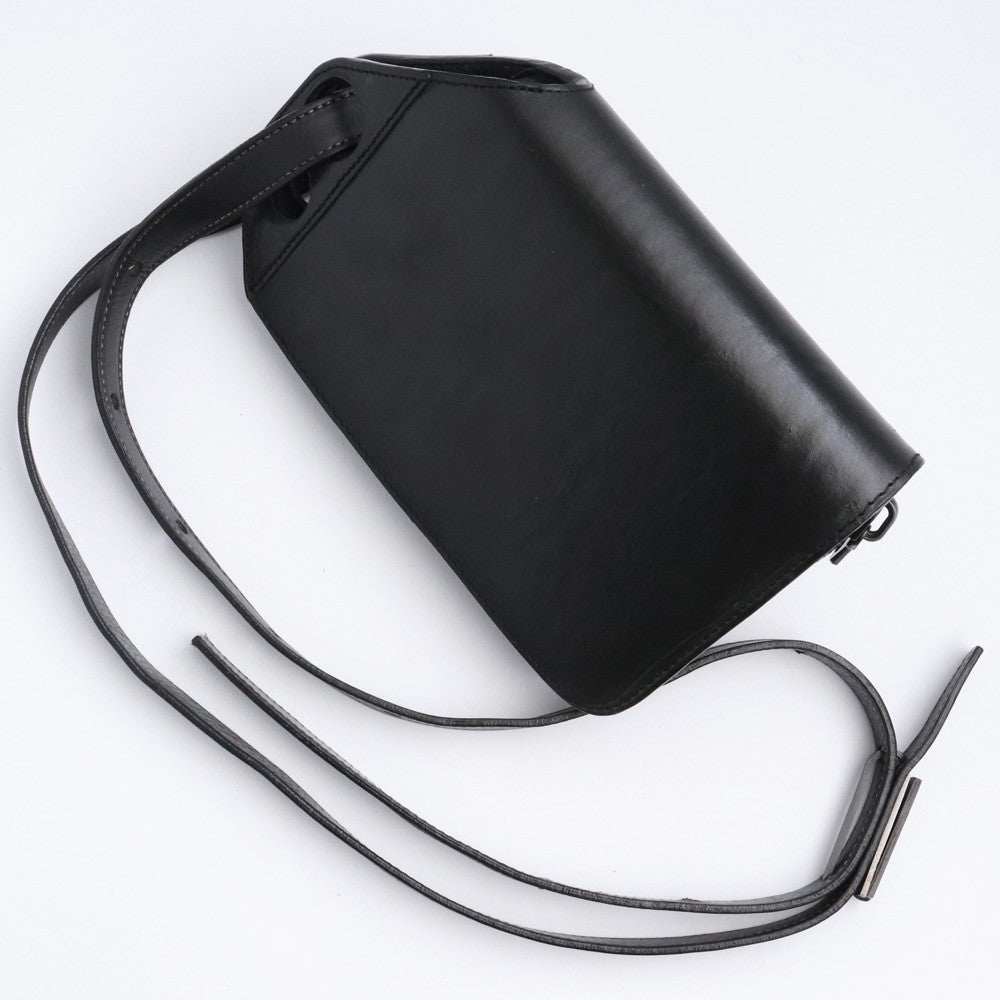 KHOURIANBEER Leather Shoulder Bag Black