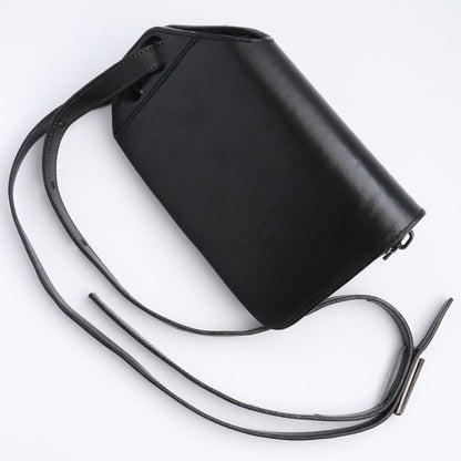 KHOURIANBEER Leather Shoulder Bag Black