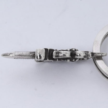 CHROME HEARTS #5 Dagger Zip1 Keyring Silver Size #5