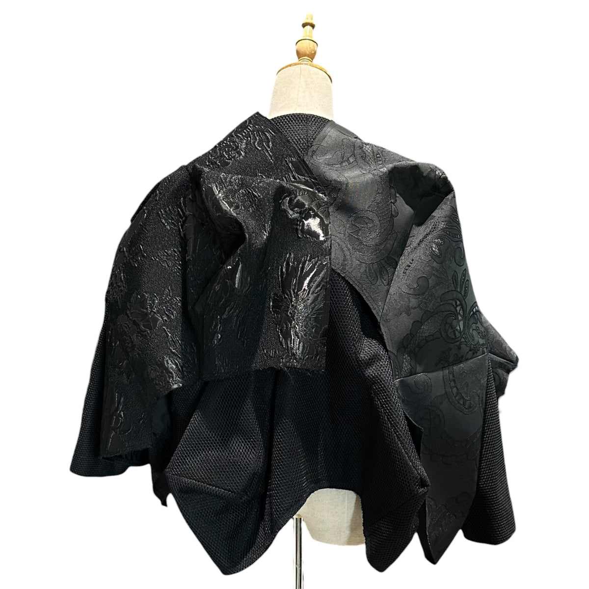 COMME des GARCONS S/S 2026 Mixed-Media Jacket Size XS