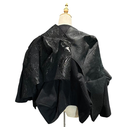 COMME des GARCONS S/S 2026 Mixed-Media Jacket Size XS