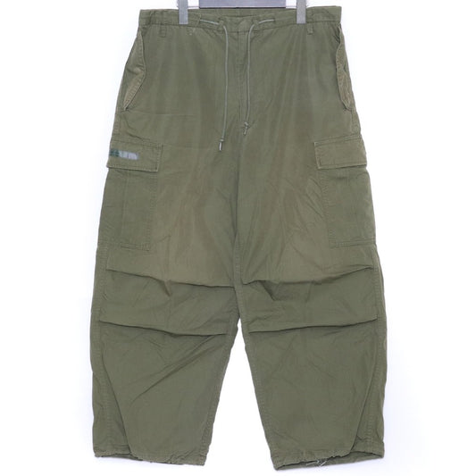 WTAPS 24AW NYCO Weather Wide Cargo Pants Khaki Size 03