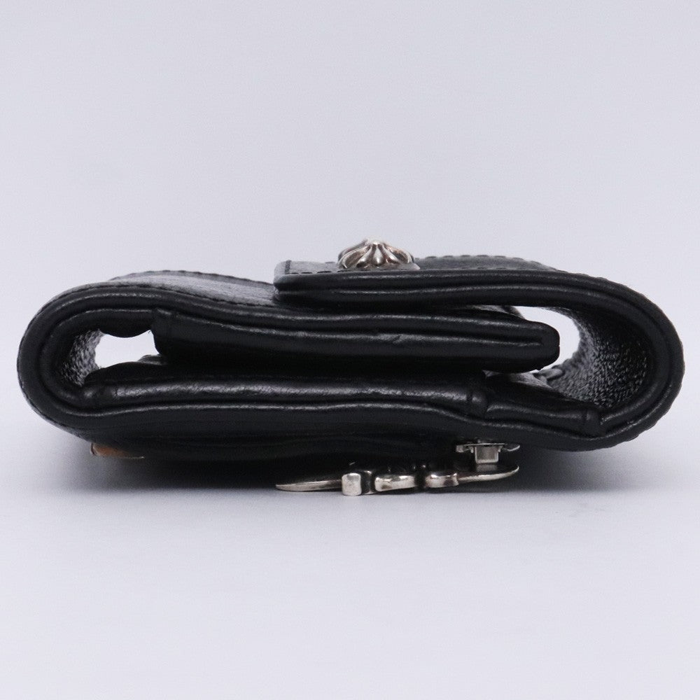 CHROME HEARTS MINI Wave Cross Button Wallet Size ONE SIZE