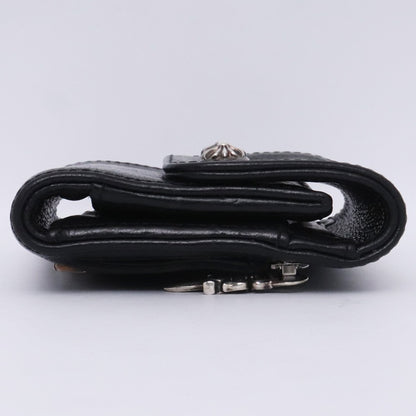 CHROME HEARTS MINI Wave Cross Button Wallet Size ONE SIZE