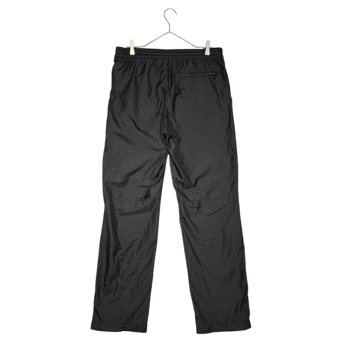 PRADA SPORT 00s Y2K Hem Zip Logo Tech Pants Black Size 48