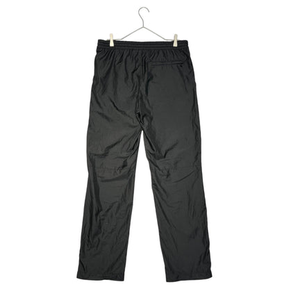 PRADA SPORT 00s Y2K Hem Zip Logo Tech Pants Black Size 48
