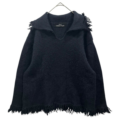 tricot COMME des GARCONS 92AW Fringe Wool Sweater Size FREE