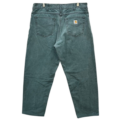 carhartt 1970s Duck Canvas Tapered Work Pants Green