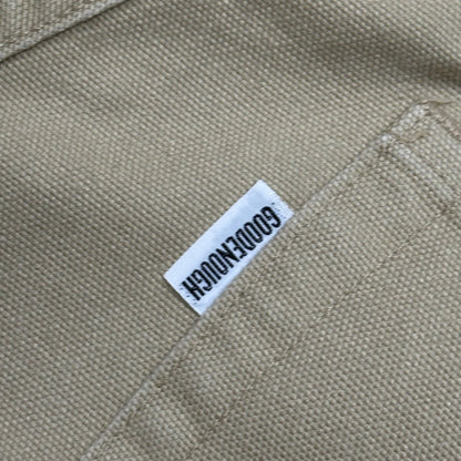 GOODENOUGH 1993 90s Duck Work Pants Beige Size M