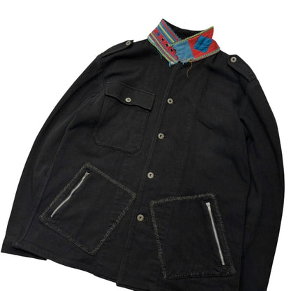 UNDERCOVERISM 03SS SCAB Afghan Collar Grunge Jacket Size L