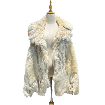 STELLA McCARTNEY 18AW Faux Fur Long Vest White Size 36